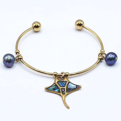 ラウンドブレスレット （マンタ）